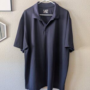 EUC Under Armour Heat Gear Loose Polo - Black - Men's XXL